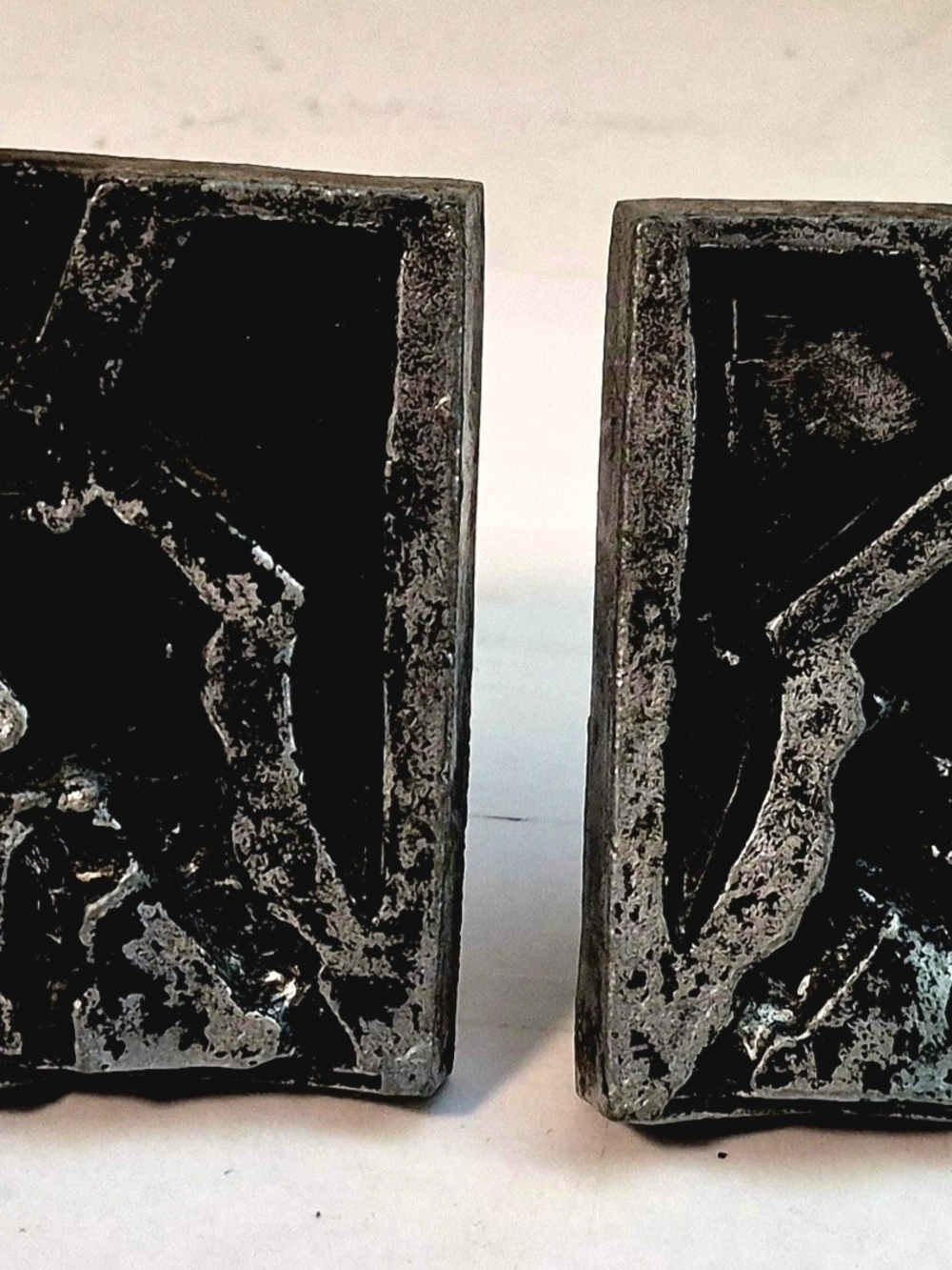 Vintage Metal Toy Soldier Casting Mold Set - 1930s Junior Caster